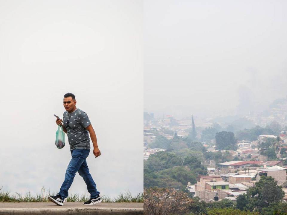 La densa capa de humo que afecta a la capital continúa y en su reciente recorrido EL HERALDO evidenció la falta de visibilidad en diferentes puntos.