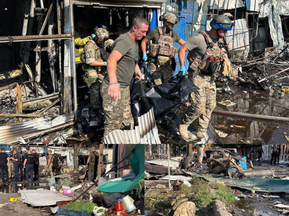 Al menos 17 personas murieron este miércoles en un bombardeo ruso contra un mercado en el este de Ucrania, un ataque que coincide con la visita del jefe de la diplomacia de Estados Unidos, Antony Blinken, a Kiev donde debe anunciar una ayuda de mil millones de dólares.