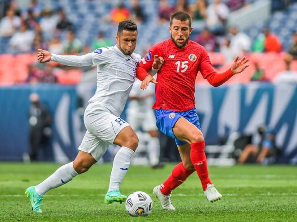 La última vez que Honduras jugó ante Costa Rica en EEUU igualaron 2-2.