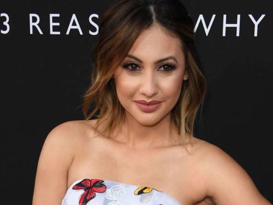 Francia Raisa durante el estreno de la serie “13 Reasons Why”