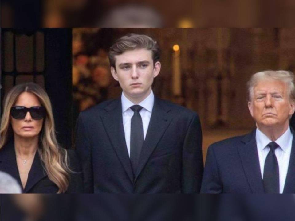 Barron Trump es el hijo menor de Melania y Donald Trump.
