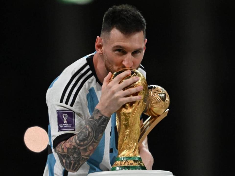 Lionel Messi fue campeón del mundo con la selección de Argentina en el 2022.