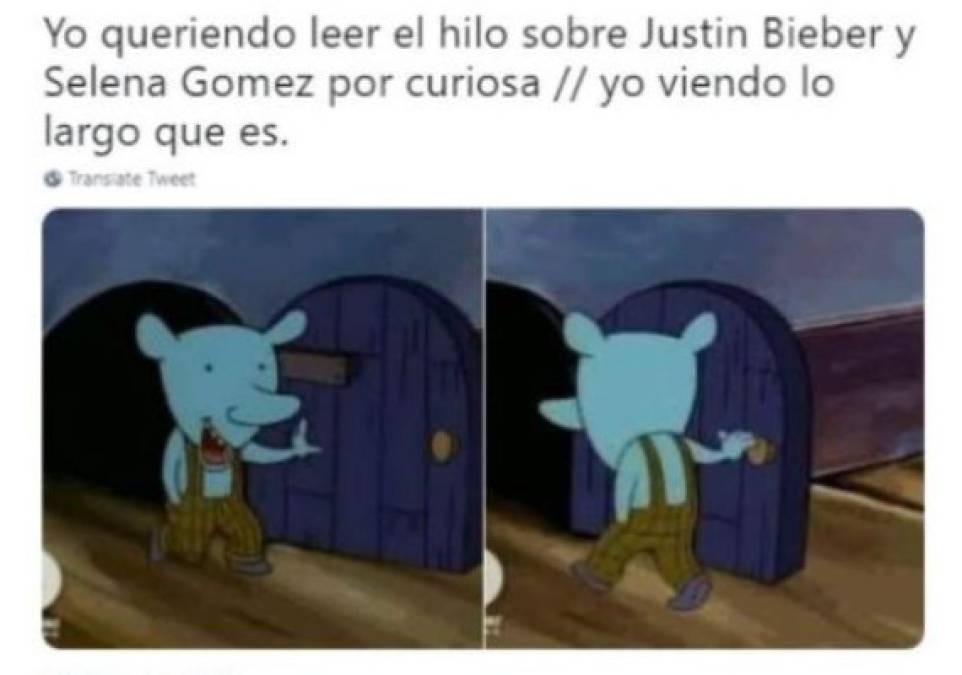 Los memes que generó el hilo de Twitter de la relación tóxica de Justin Bieber y Selena Gómez