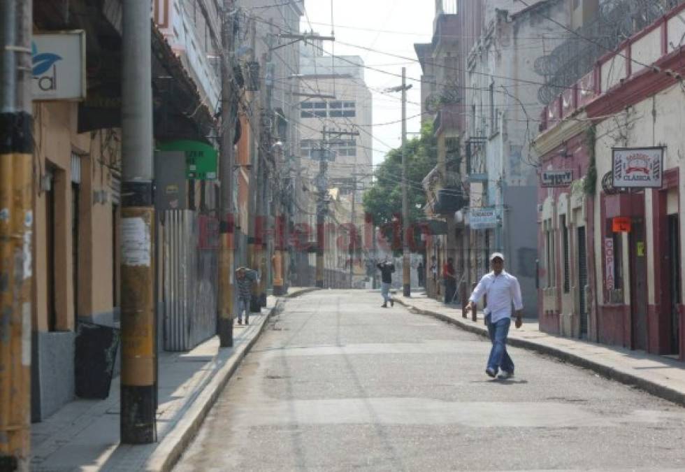 Tegucigalpa queda vacía en el inicio de Semana Santa 2019