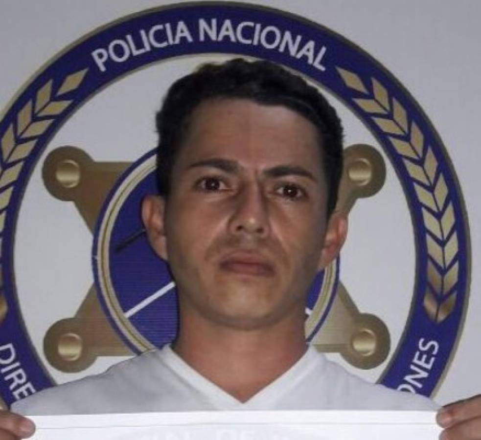 El autor del crimen contra el agente. La policía ofrece recompensa por su paradero (Foto: PN/ El Heraldo Honduras/ Noticias de Honduras)