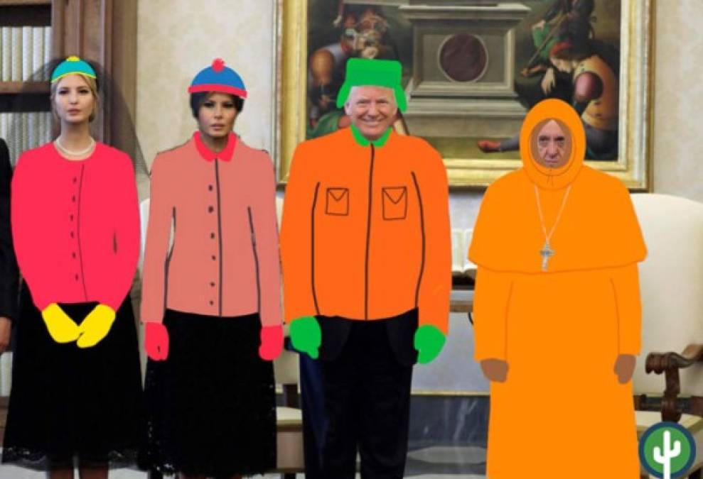 Los chistosos memes que dejó el encuentro entre Trump y el papa Francisco