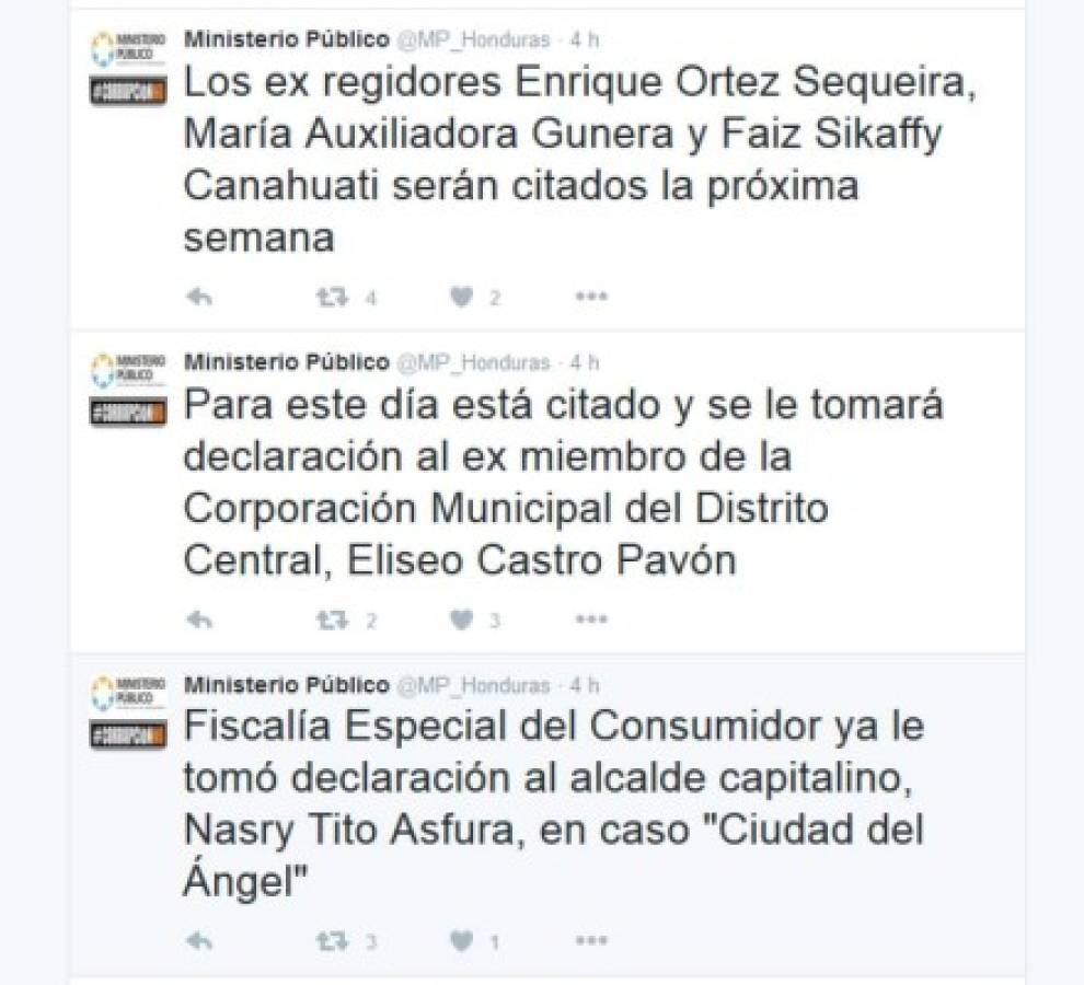 Alcalde y exfuncionarios declaran por caso de Ciudad del Ángel
