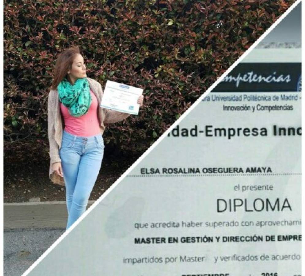 La catracha calló a quiénes aseguraban que no había estudiado en España. Foto Facebook