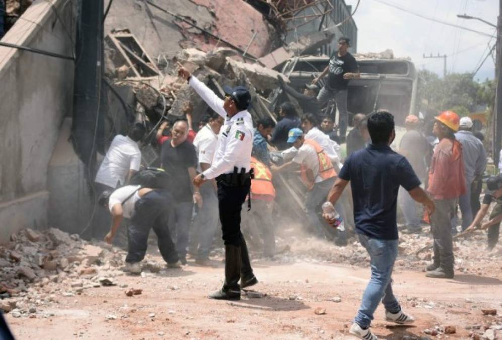 Las imagenes de muerte, luto y destrucción por sismo de 7.1 en México