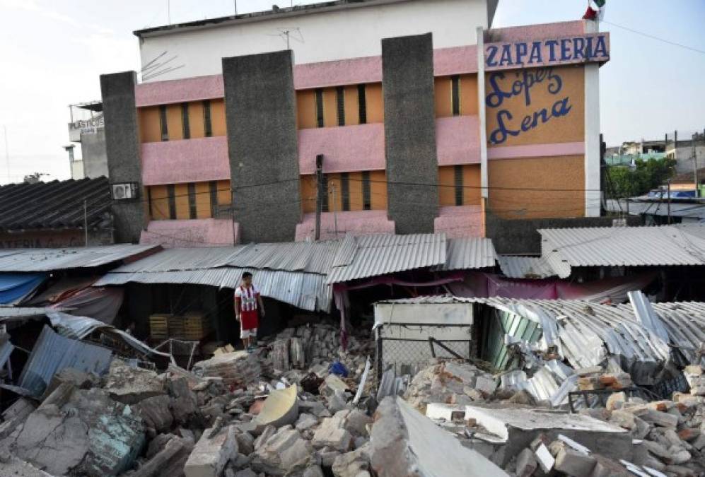 Las imágenes no vistas del terremoto de 8.2 en México