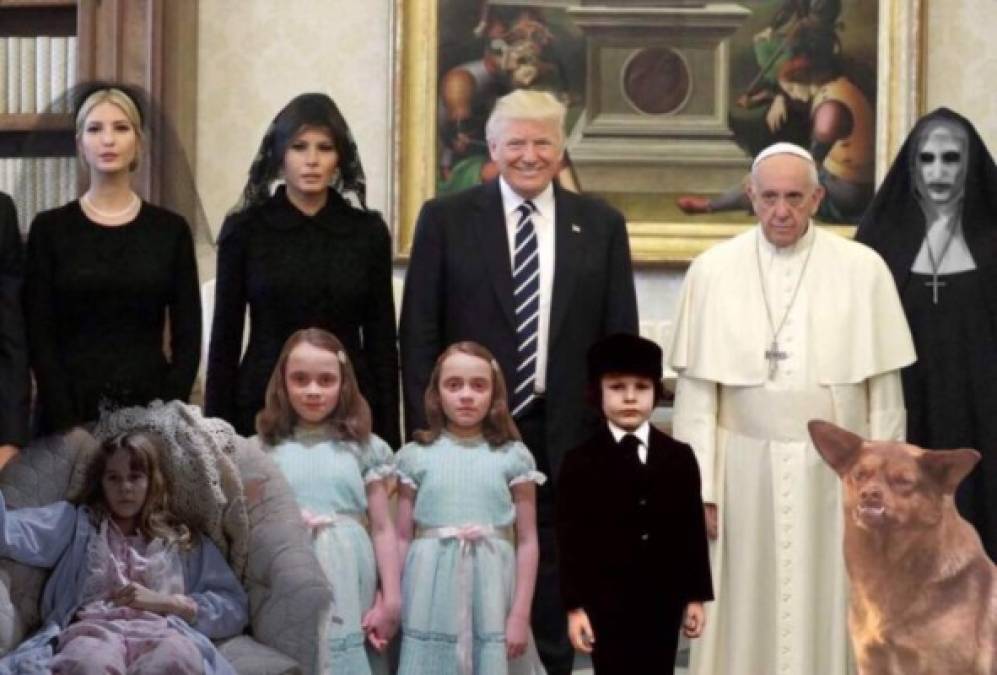 Los chistosos memes que dejó el encuentro entre Trump y el papa Francisco