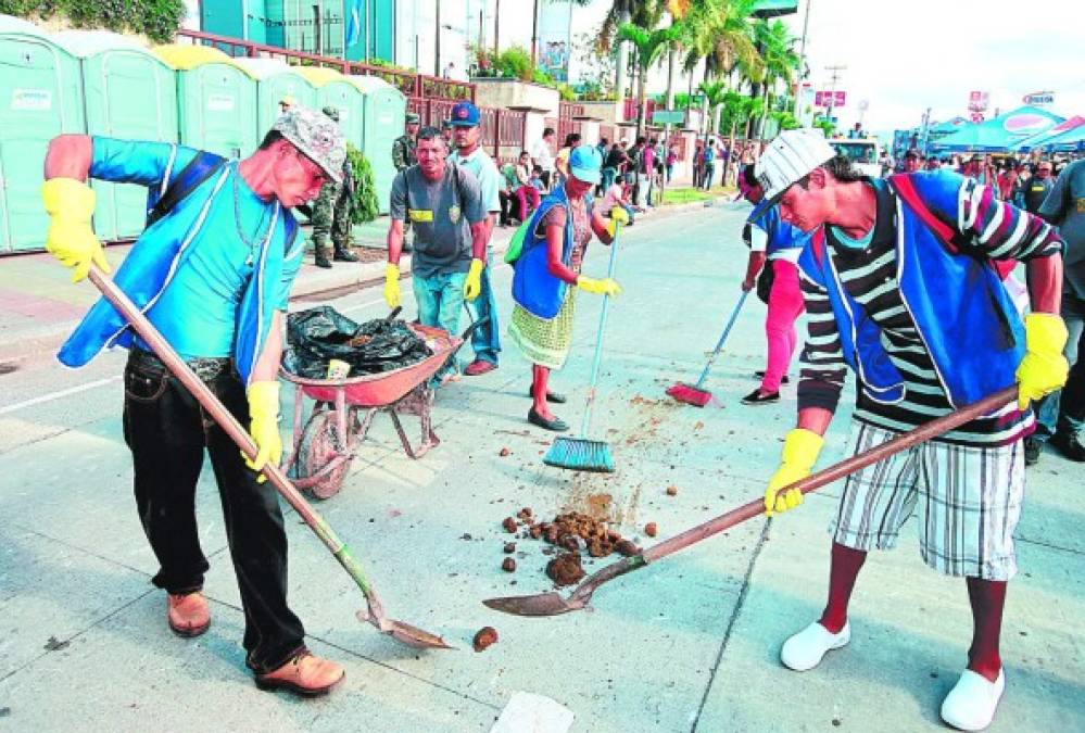 Mojigangas y mimos en honor al aniversario de Tegucigalpa