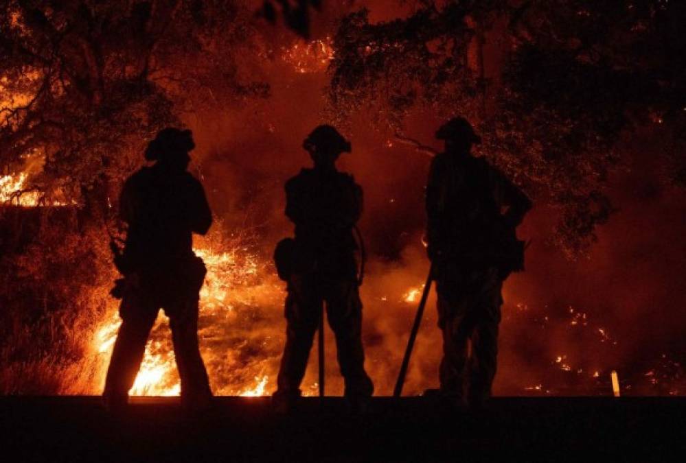 Así son los mortíferos incendios forestales en California, Estados Unidos