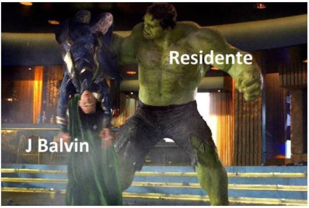 Destrozan con memes a J Balvin tras sesión musical de Residente