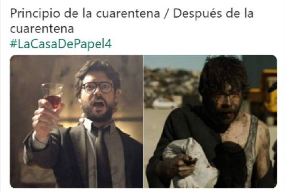 Los memes que dejó el estreno de la temporada 4 de La Casa de Papel