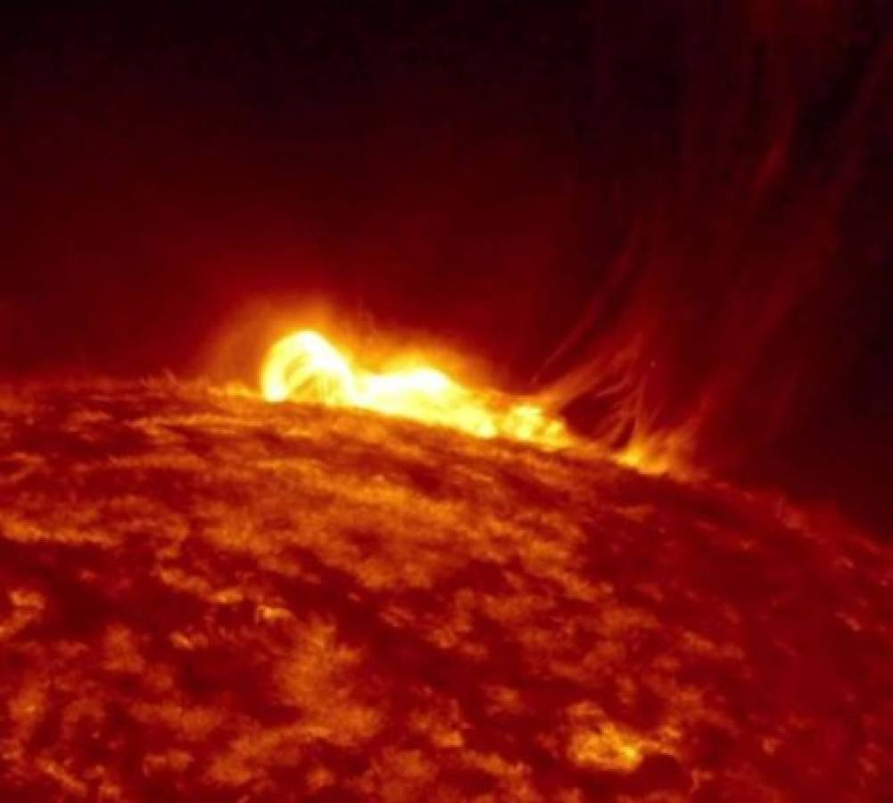 Nasa revela erupción solar llamada 'Escupitajo de Satán'