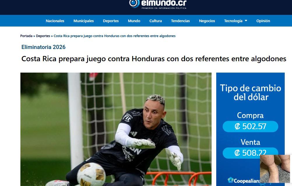 Temen quedar fuera del Mundial: lo que dicen los medios ticos antes del partido contra Honduras