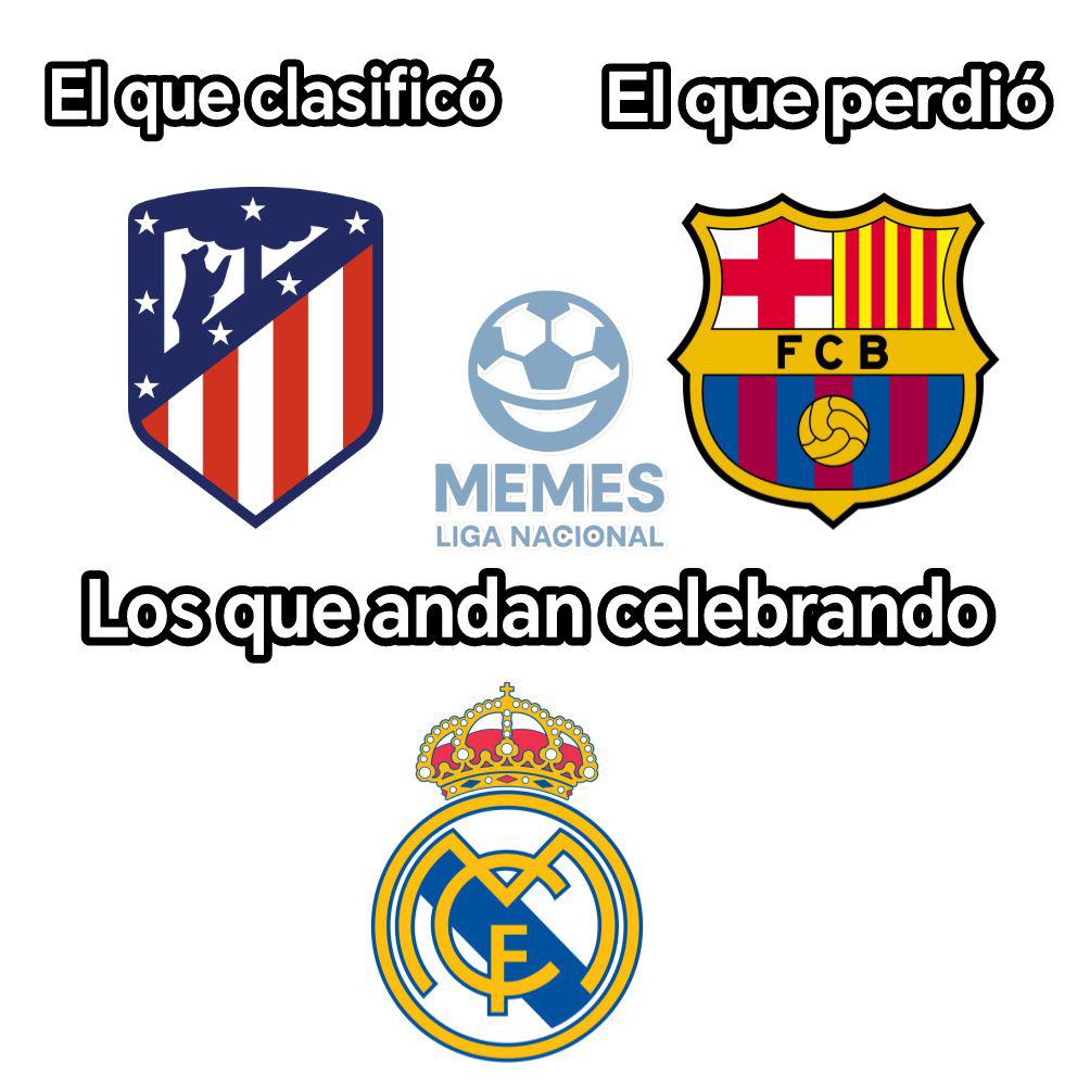 Real Madrid se burla: Los memes tras eliminación del Barcelona por Atlético en Champions League