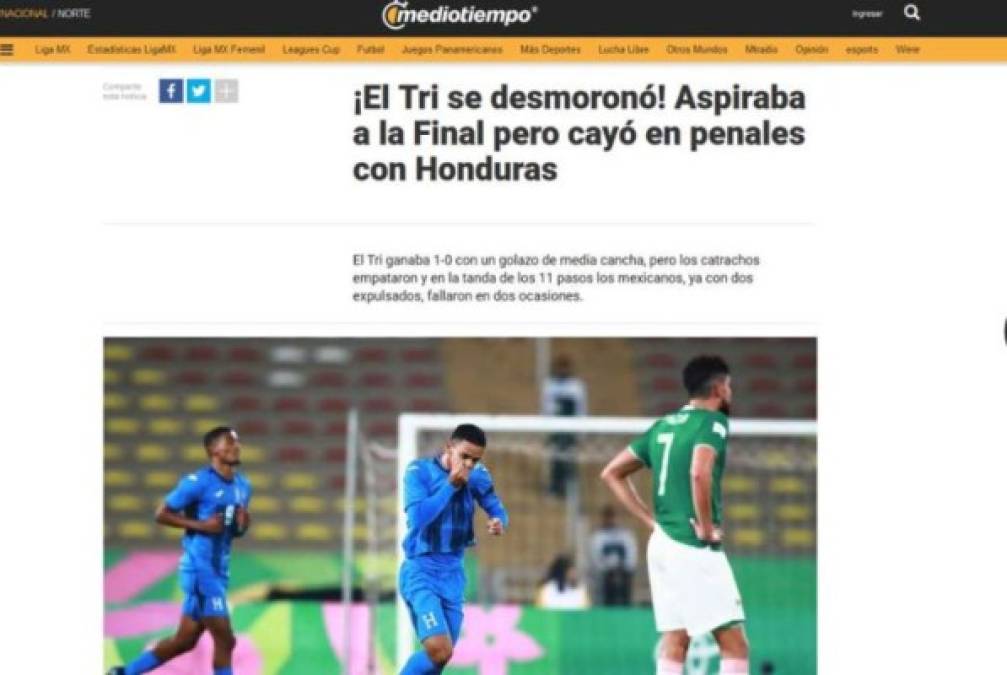 Portadas: ¿Qué dijeron los medios mexicanos tras la derrota del Tri ante Honduras?