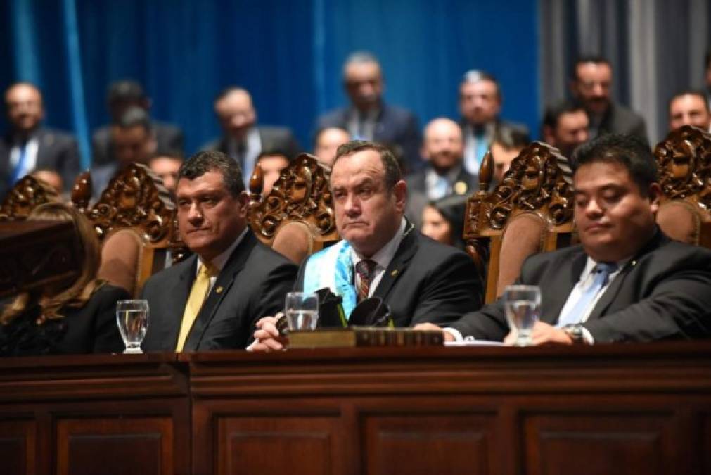 FOTOS: Así fue la toma de posesión de Giammattei, nuevo presidente de Guatemala