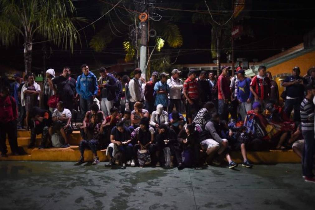 Las dramáticas imágenes que ha dejado a su paso la caravana migrante de hondureños