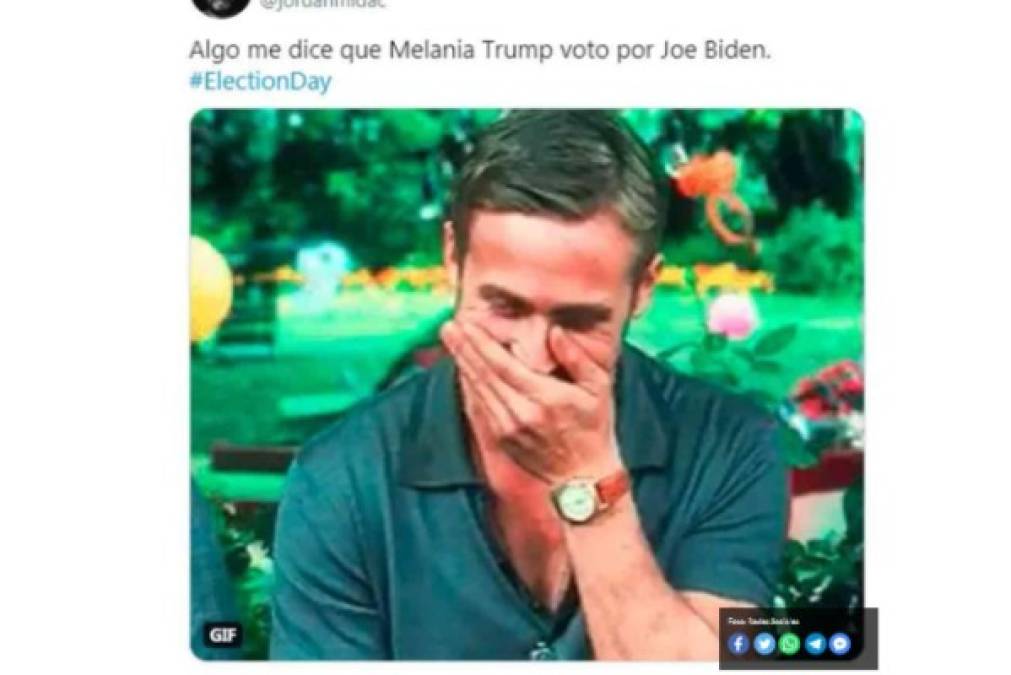 ¿Divorcio? Los memes de Melania se vuelven tendencia tras derrota de Trump