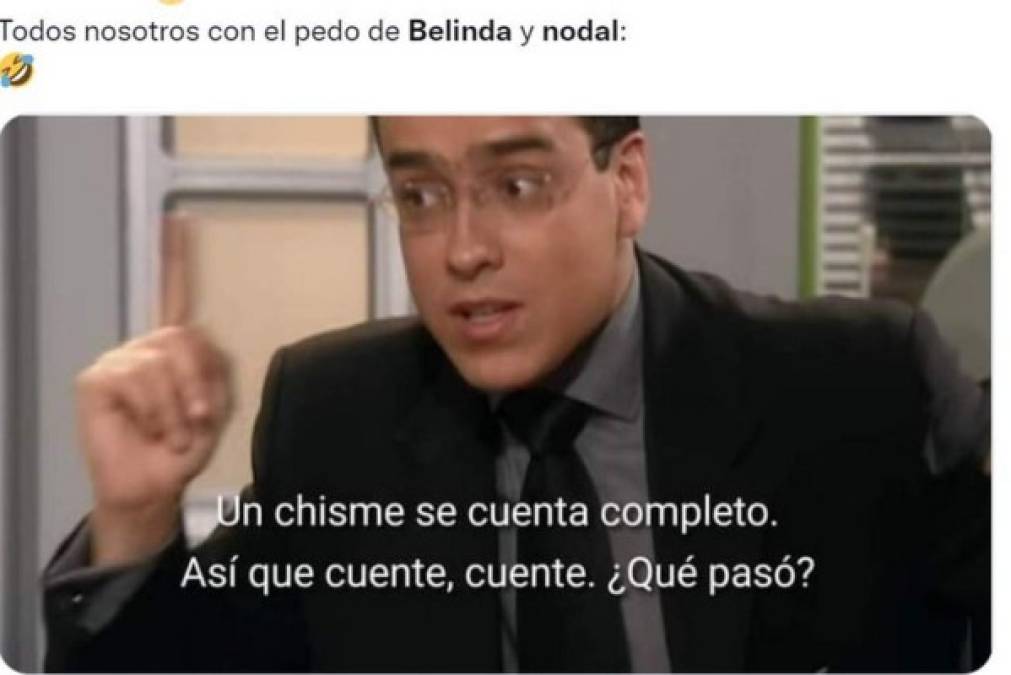 Los memes que deja la supuesta ruptura entre Belinda y Nodal