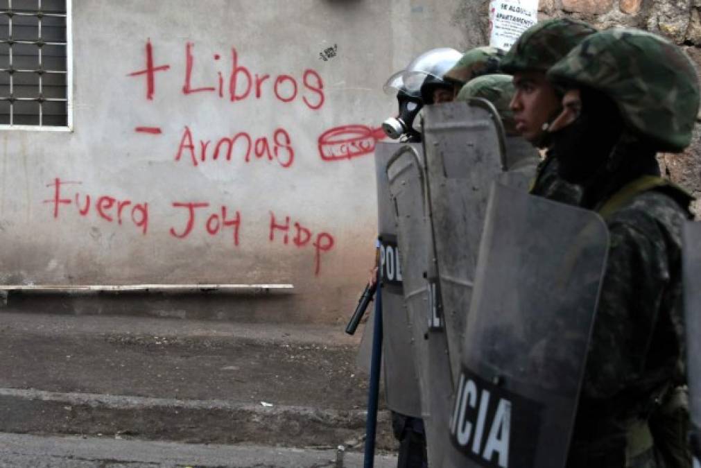 Imágenes de las tomas y protestas este miércoles en varias zonas de Honduras