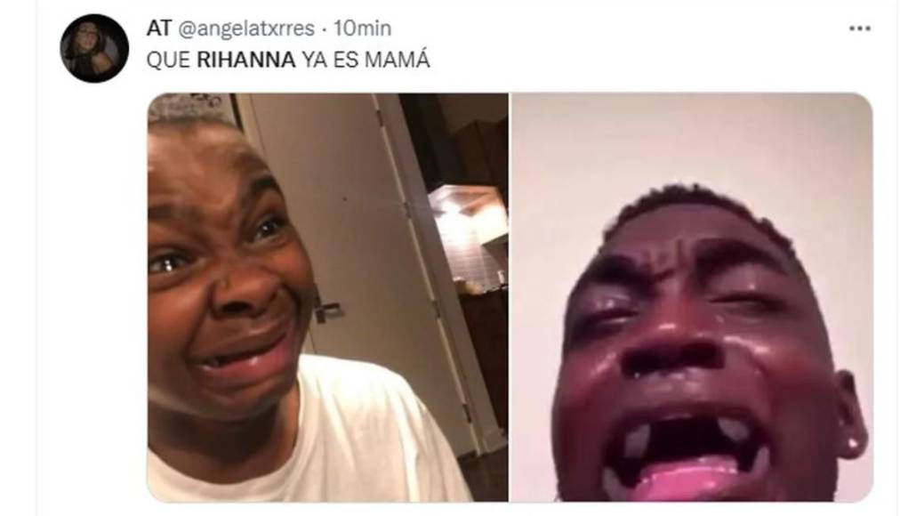 Las redes explotan con memes por el primogénito de Rihanna