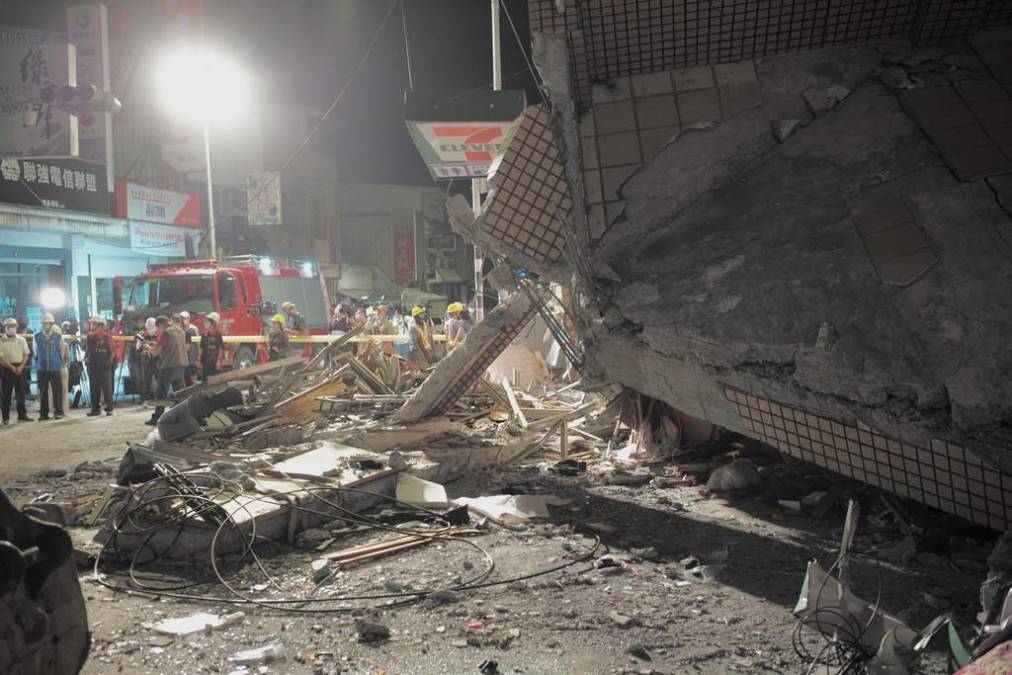 Las dramáticas imágenes del terremoto en Taiwán que deja un muerto y decenas de heridos