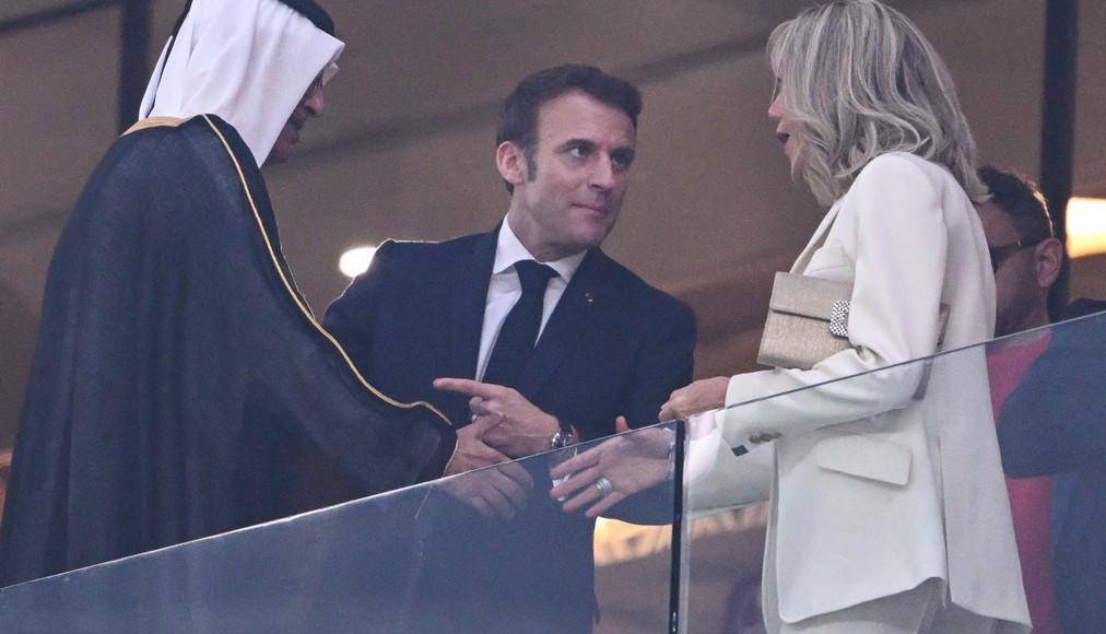 Emmanuel Macron eufórico previo a la final Argentina vs Francia