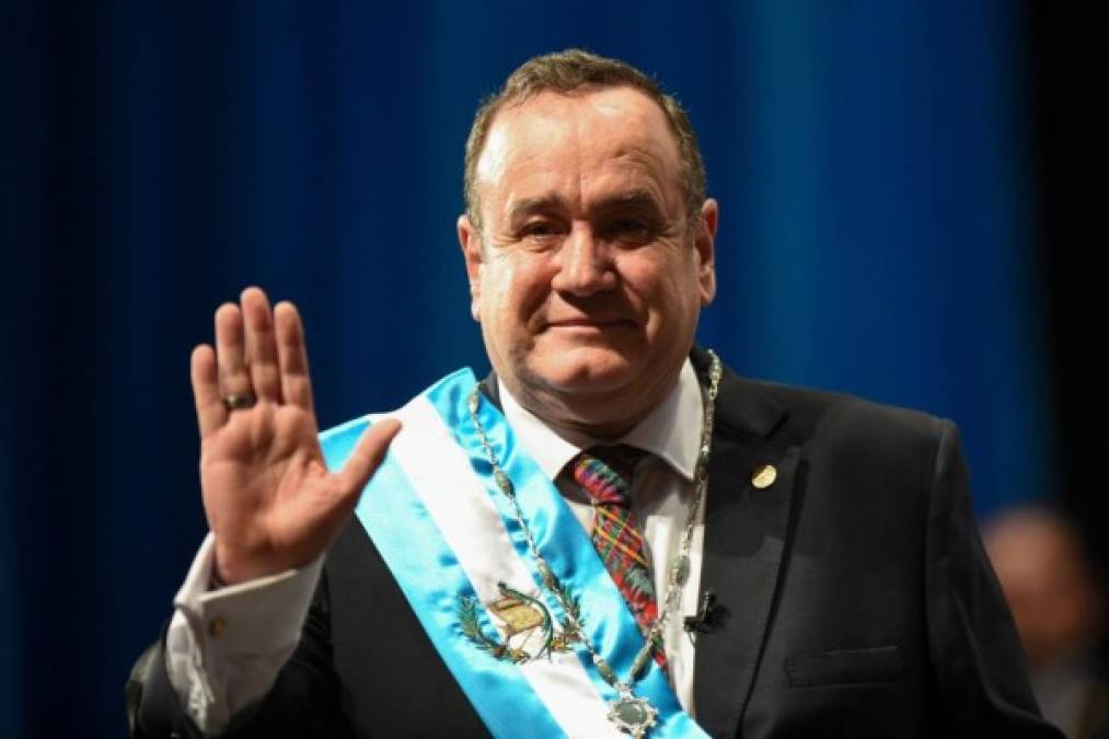 FOTOS: Así fue la toma de posesión de Giammattei, nuevo presidente de Guatemala