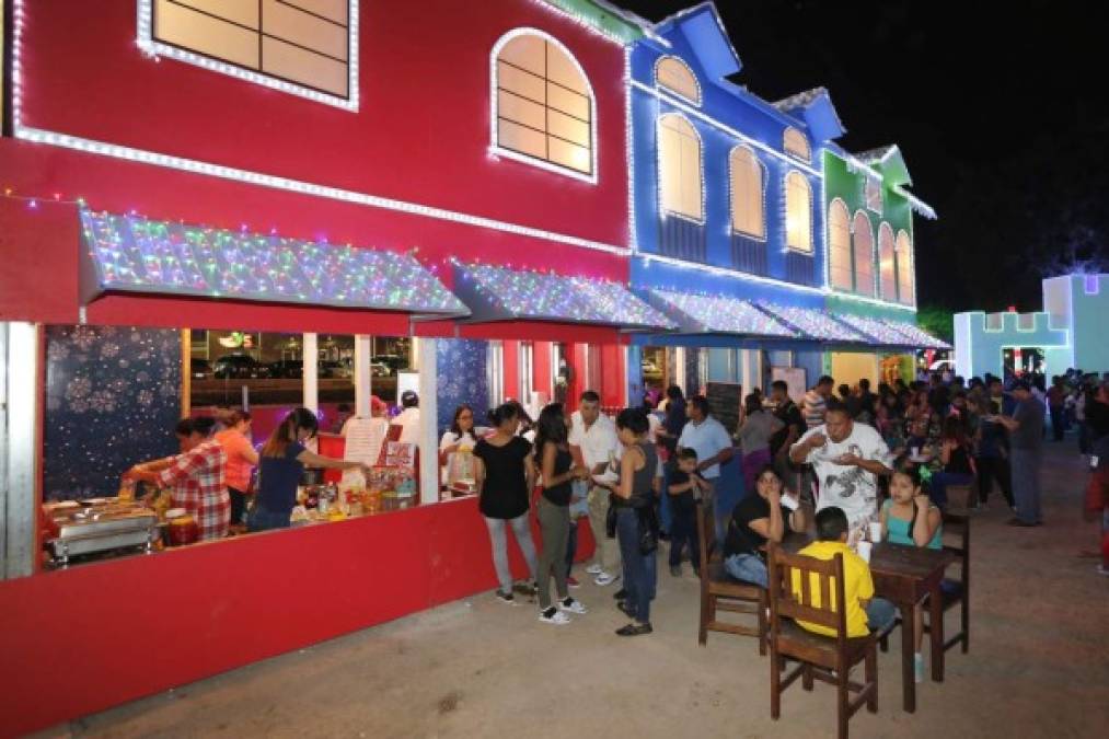 Así se vivió la inauguración de la Villa Navideña en la capital de Honduras