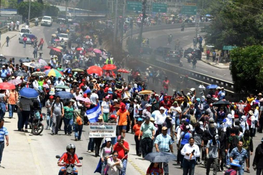 Las imágenes más impactantes de las violentas protestas en Honduras