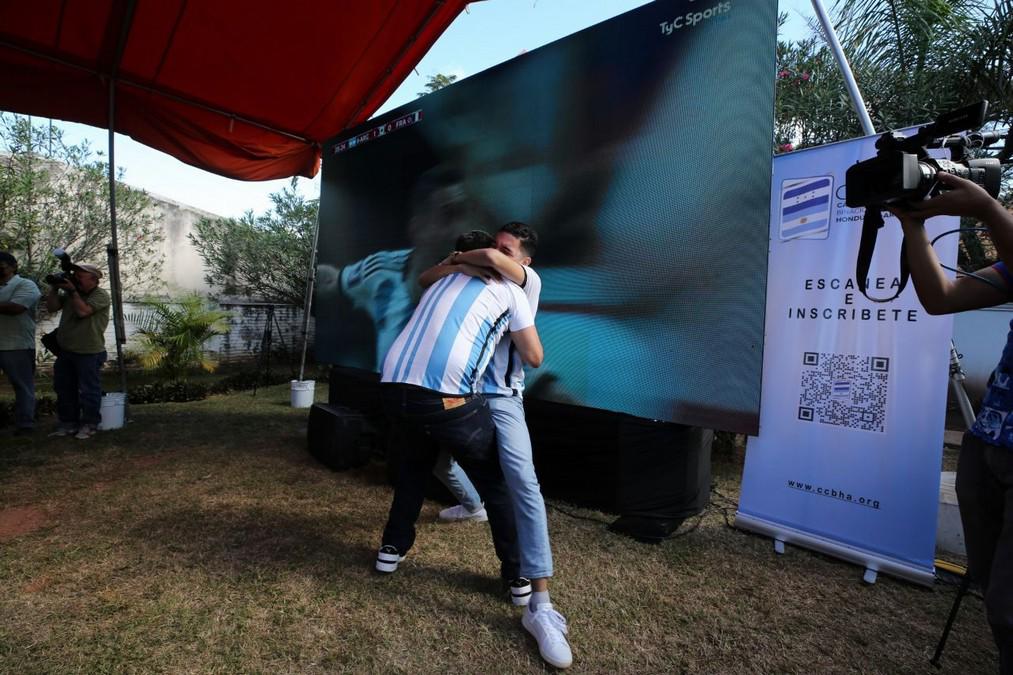 Así viven la final del Mundial de Qatar en la Embajada de Argentina en Honduras