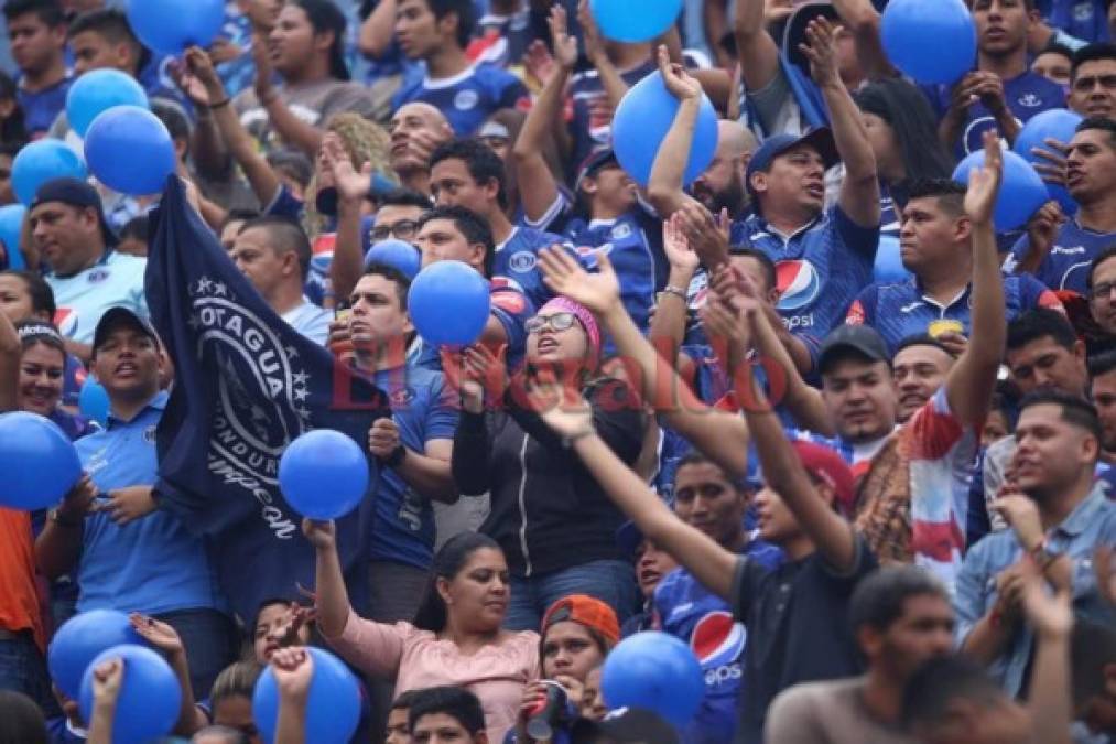 En fotos: Así vivieron los hinchas del Motagua la final ante Marathón