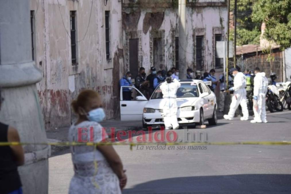 Llanto e impotencia: el asesinato de un taxista en el barrio La Hoya (Fotos)