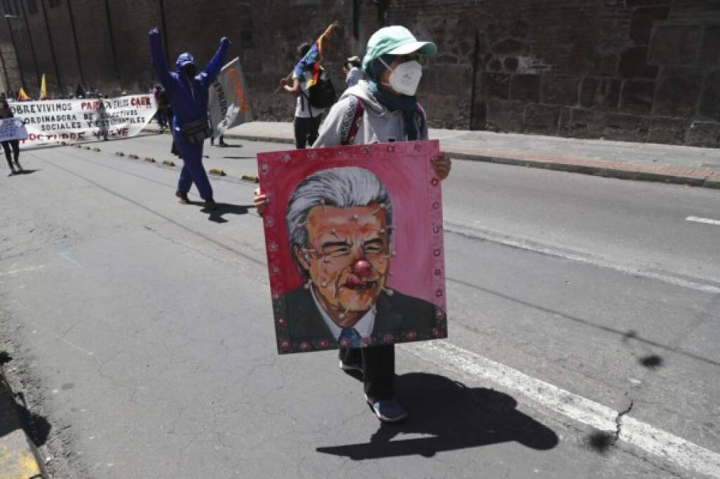 FOTOS: Miles de ecuatorianos protestan exigiendo comida, salud y trabajo