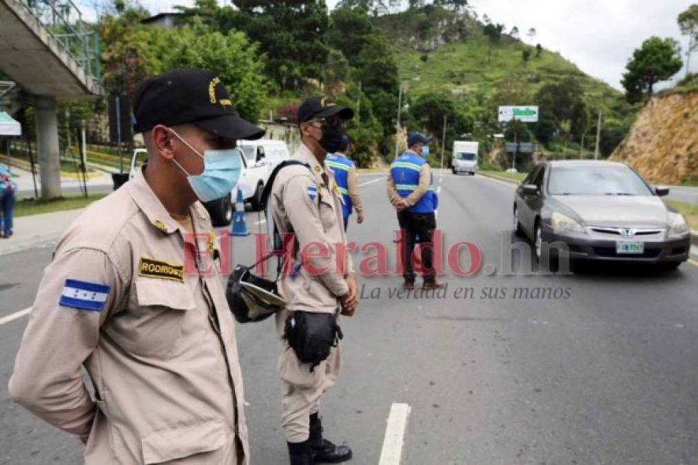 Intensos operativos en la capital durante el Feriado Morazánico 2021 (FOTOS)