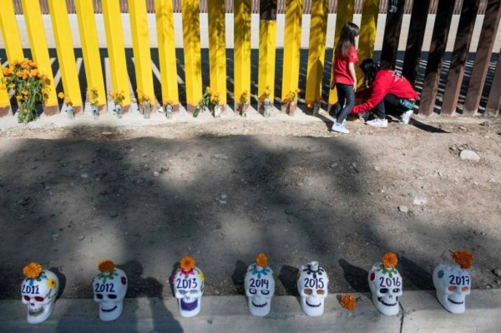 México: Un homenaje a los migrantes en el Día de los Muertos (FOTOS)