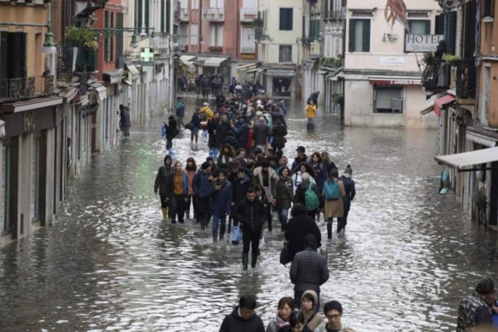 Las fotos más impactantes de las inundaciones en Venecia