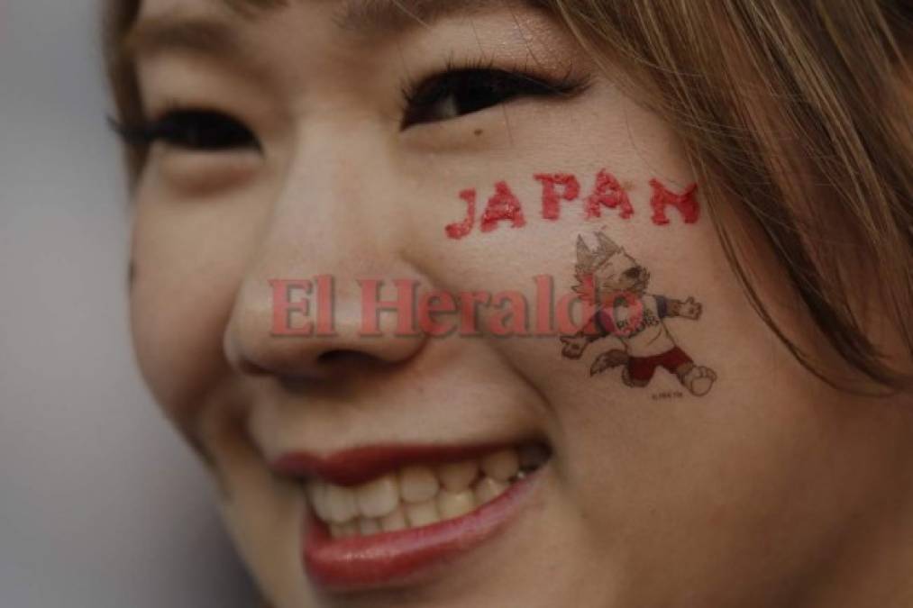 La belleza engalana el duelo Japón vs Senegal en el Mundial de Rusia 2018 (Fotos)