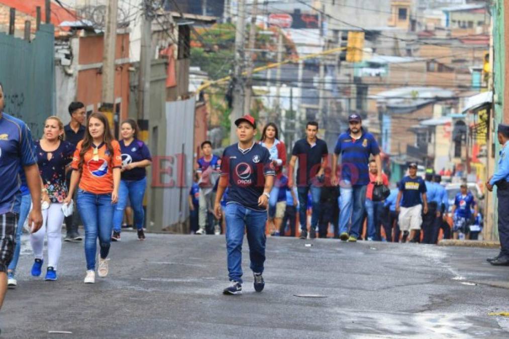 En fotos: Así vivieron los hinchas del Motagua la final ante Marathón