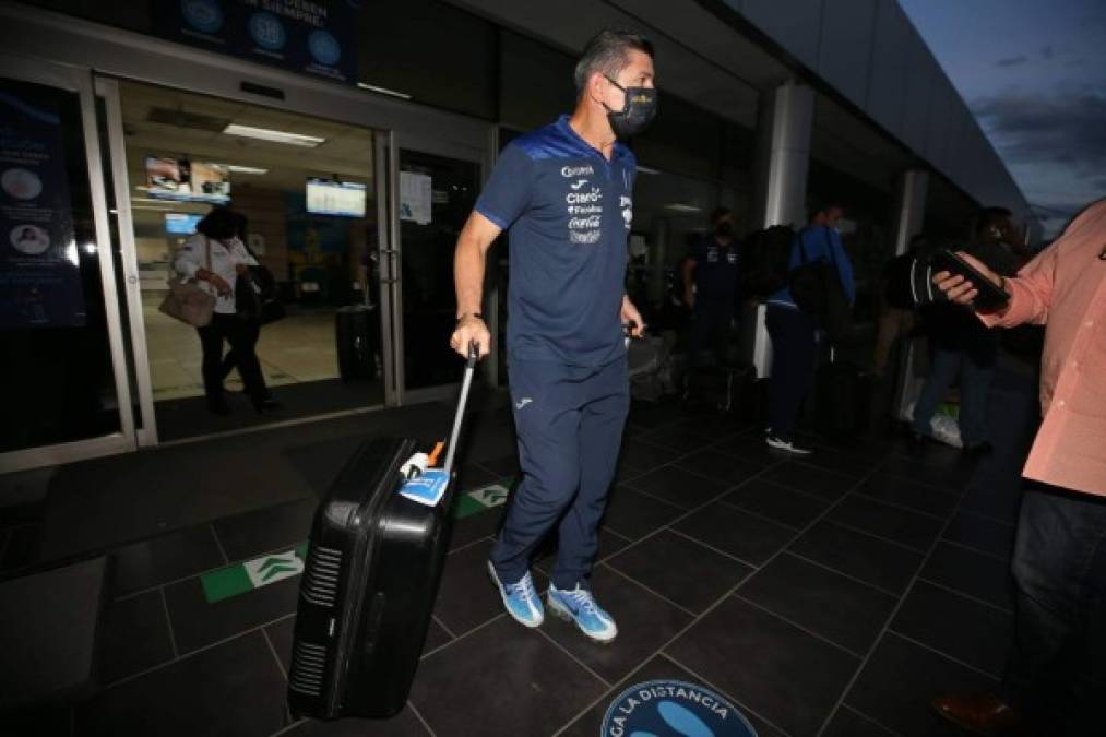 Resto del plantel de la Selección de Honduras llegó al aeropuerto Toncontín tras participar en Copa Oro 2021