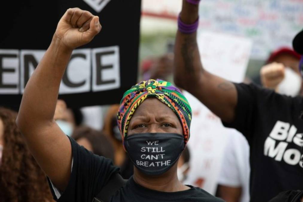 'Hartos de que nos maten': marchan en Atlanta contra el racismo en EEUU (FOTOS)  