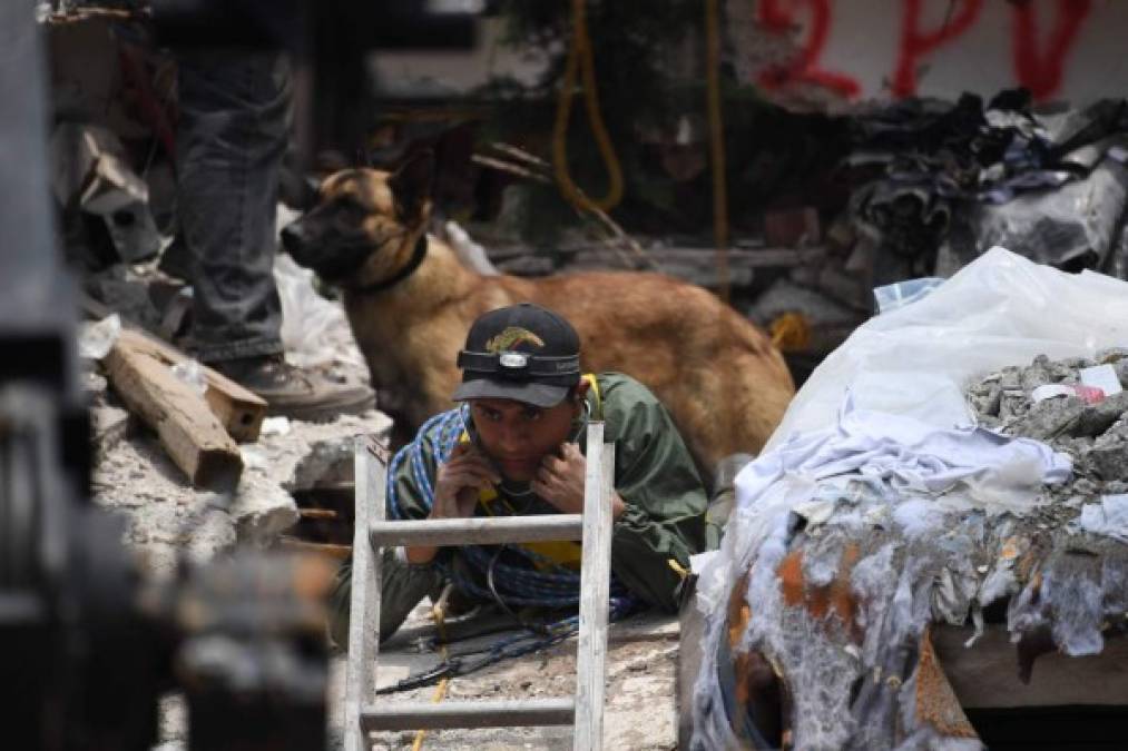 Las imágenes que no vio tras el terremoto de 7.1 en México