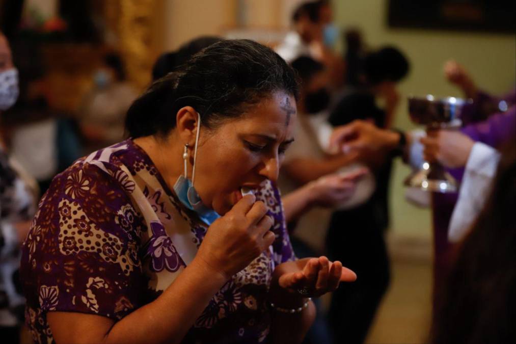 Con devoción y fe: Así se celebra el Miércoles de Ceniza en Honduras