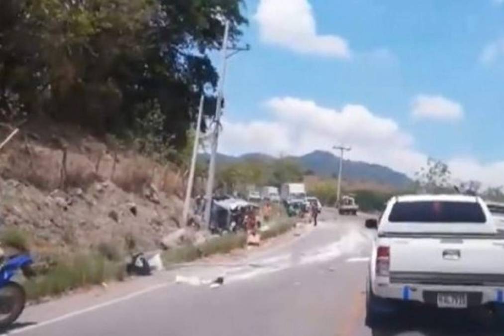 Las imágenes del aparatoso accidente en Copán que dejó 10 heridos