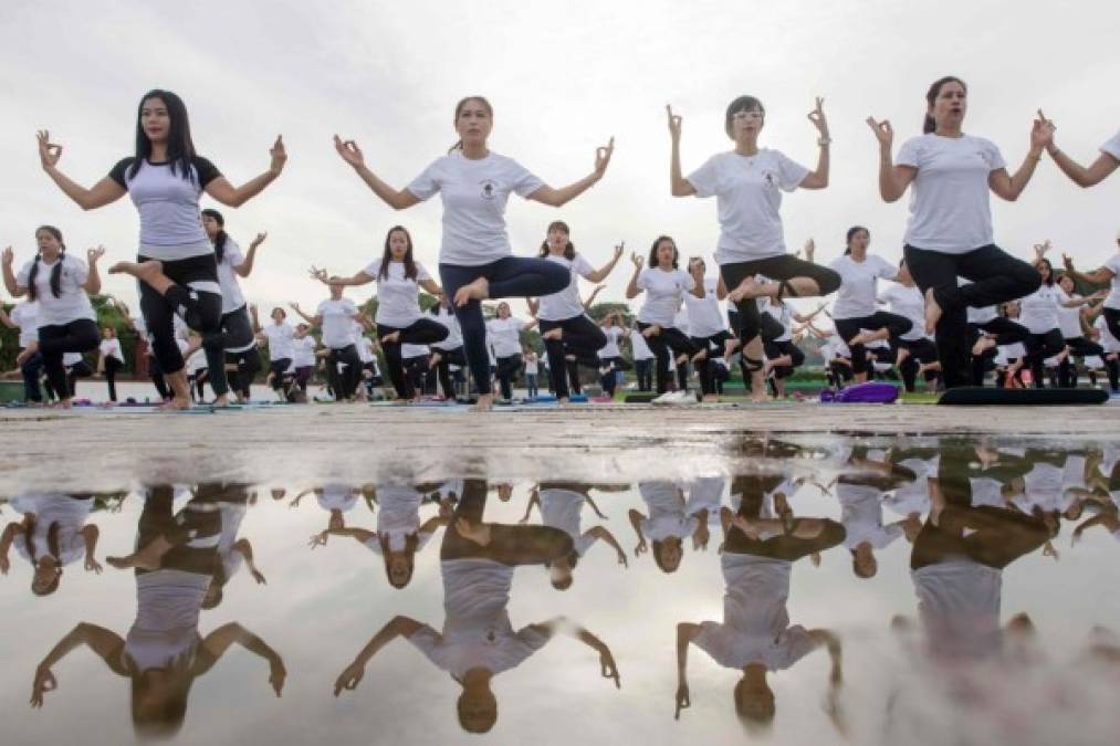 Día Mundial del Yoga: Las mejores fotografías de esta disciplina india convertida en patrimonio mundial