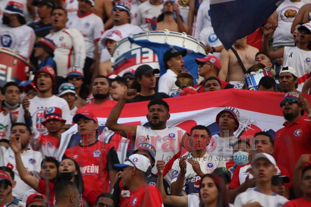 Fiesta, derroche de pasión y orgullo en la semifinal de vuelta entre Olimpia y Motagua